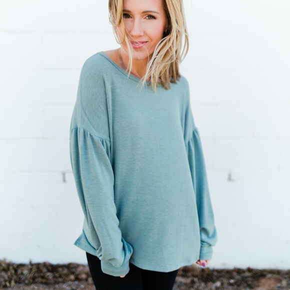 Dandy Dusty Olive Top - Picture 1 of 8
